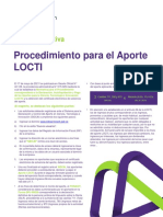 Procedimiento para El Aporte LOCTI