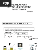 Preparacion y Estandarizacion de Soluciones