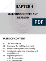 CHAPTER 4 - Matching Supply and Demand