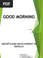 Growth and Development of Maxilla Updated (Seminar 1)