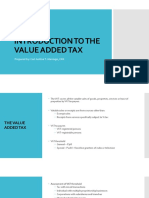 Lecture Chapter 6 Introduction To The Value Added Tax