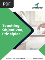 2 Teaching Objectives N Principles