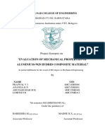 Evaluation of Mechanical Properties of Aluminium-7029 Hybrid Composite Material