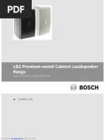 LB2 Premium-Sound Cabinet Loudspeaker Range: LB2-UC15-D1/L1 - LB2-UC30-D1/L1