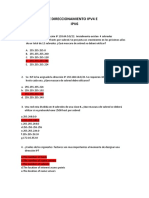 Ejercicios de Direccionamiento Ipv4 e Ipv