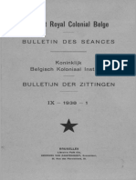 Bulletin de L'institut Royal Colonial Belge 1938-1