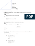 Elementary Properties of Group