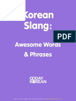 Korean Slang Guide