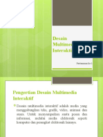 Desain Multimedia Interaktif Pertemuan 1