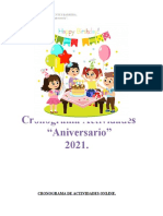 Actividades Aniversario