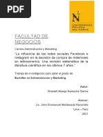 Facultad de Negocios