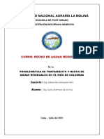 Problemática de Tratamiento y Reúso de Aguas Residuales en Colombia