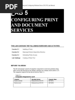 Lab 5 Configuring Print and Document