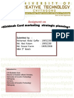 Assiegnment On Khidmah Credit Card