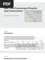 Parasitic Gap Processing by English Speakers (1) - Abigail Zuercher