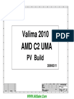 HP Compaq 625 325 Inventec 6050a2346901 Valima AMD C2 UMA Rev A01 Schematics