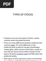 Types of Stocks