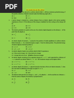 Test Based On Electric Dipole