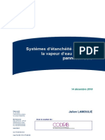 Rapport - Systemes - Detancheite - Panneauxx - Fcba - Fevrier - 2017 Illustation