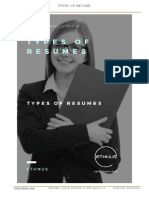 Resume Skills - Types of Resume