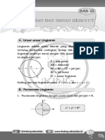 Bab 15 - Lingkaran Dan Irisan Kerucut