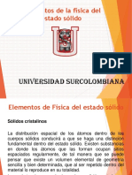 Clase 13. Elementos de La Física Del Estado Solido