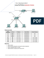 Lab 5.5.1: Basic Spanning Tree Protocol: Topology Diagram