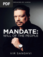 Vir Sanghvi-MANDATE WILL OF THE PEOPLE