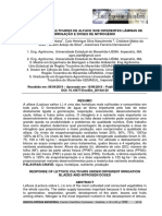 Artigo - Resposta de Cultivares de Alface Sob Diferentes Lâminas de Irrigação e Doses de Nitrogênio