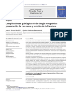 Complicaciones de La Cirugia Ortognatica