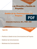 Gestión de Las Comunicaciones Del Proyecto