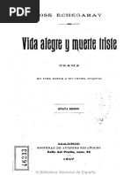 Vida Alegre y Muerte Triste - José Echegaray