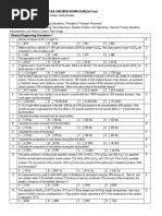 Chemical Engineering Principles-Che Mock Board Exam (3Rd Year)