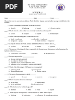 Science 5 Achievement Test (Review)