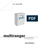 Multiranger: Instruction Manual February 2003