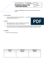 SOP 01 SOP Identifikasi Bahaya Dan Penilaian Resiko (SFILE