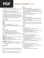 Chuubo's Cheat Sheet: Intentions Bonds