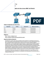 7.3.7 Lab - View The Switch MAC Address Table Realizado