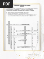 Crucigrama Formación Profesional Integral