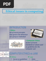 Ethical Issues in Computing