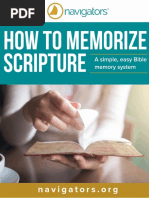 Howto Memorize Scripture