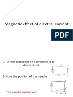 Magnetic Effect of Electric Current NOTES