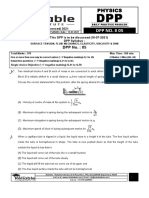 DPP-5 (E) Main To Adv. - Physics