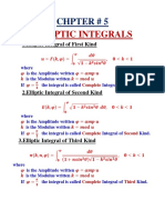 CH#5 Elliptic Integrals