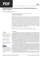 Energies: Wind Turbine Data Analysis and LSTM-Based Prediction in SCADA System