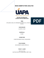 Tarea 3. Comportamiento Del Consumidor.