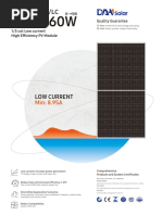 DAH Mono Low Current DHT-M72X10LC-520 - 560W High Efficiency PV Module