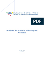 Minimum Criteria For Promotion Guideline