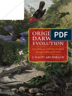 02 Origins of Darwin S Evolution Solving The Species Puzzle Through Time and Place Columbia University