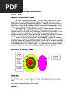 II. Venn Diagram For Ninth Grade Mathematics: Rational Numbers Irrational Numbers